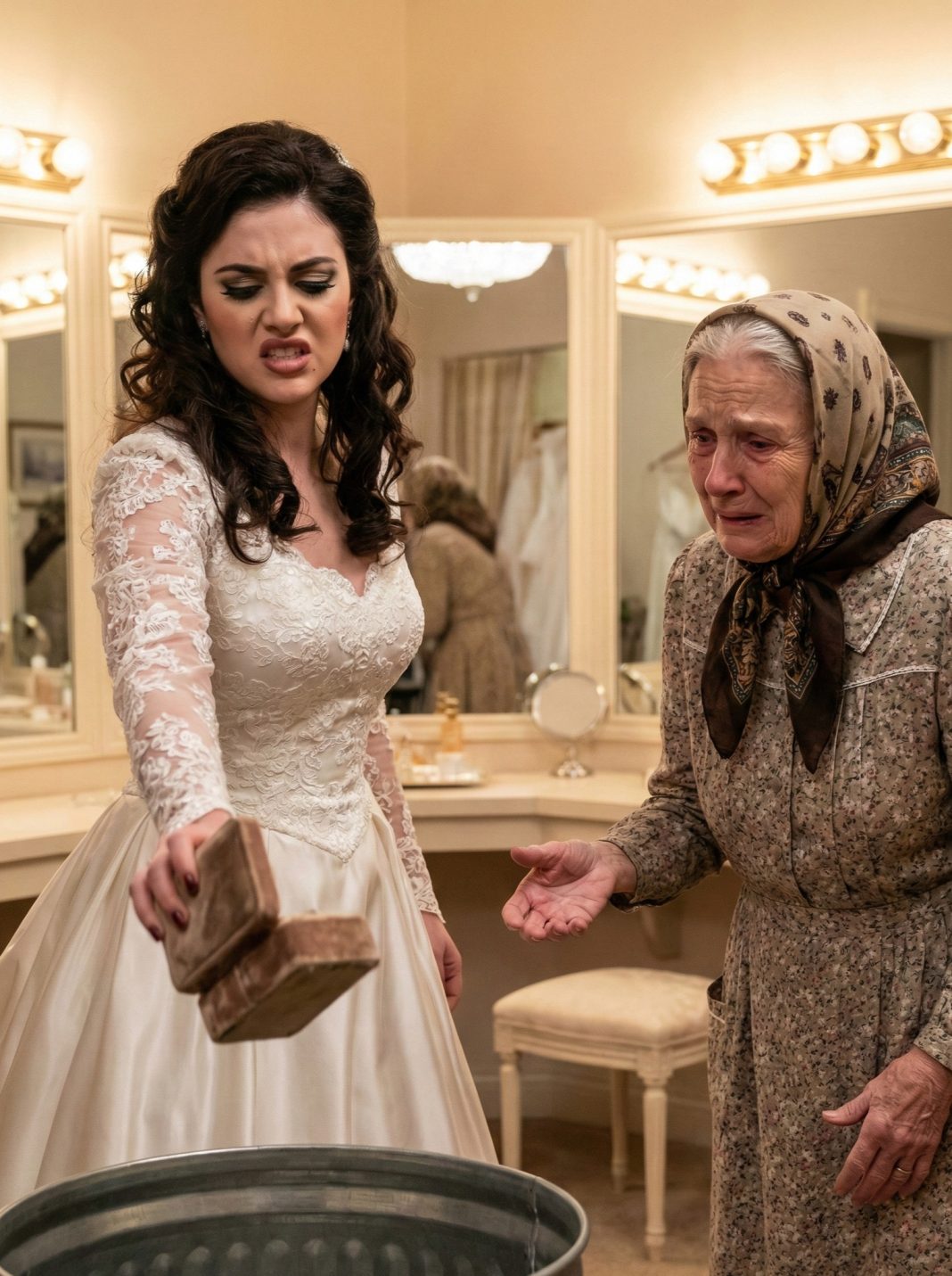 Snaja je na dan venčanja bacila svekrvine ‘stare i crne’ minđuše u kantu: ‘Neću ovo smeće na sebi, daj mi dijamante!’. Konobar ih je izvadio iz đubreta i ugledao žig koji je promenio sudbinu cele porodice. - featured image Snaja je na dan venčanja bacila svekrvine ‘stare i crne’ minđuše u kantu: ‘Neću ovo smeće na sebi, daj mi dijamante!’. Konobar ih je izvadio iz đubreta i ugledao žig koji je promenio sudbinu cele porodice. - featured image