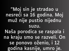 “Moj sin je stradao u nesreći sa 16 godina…”