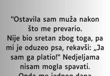 “Ostavila sam muža nakon što me prevario…”
