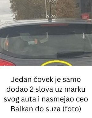 D0DA0 JE 2 slova uz marku svog auta i nasmejao ceo Balkan do suza… (foto)