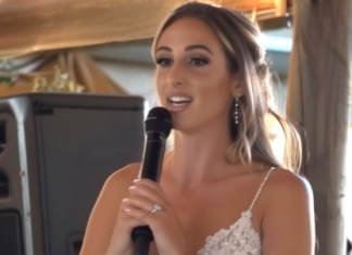 Otac je u zdravici pomenuo plaćanje venčanja, ali je pravu podršku pružio očuh.