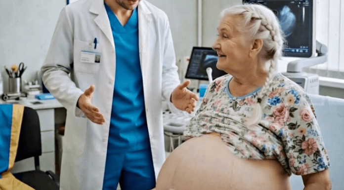 Šezdesetšestogodišnja Larisa otišla je kod ginekologa tvrdeći da je u devetom mesecu trudnoće – ali kada ju je lekar pregledao, zatekao je nešto što ga je užasnulo 😨😱