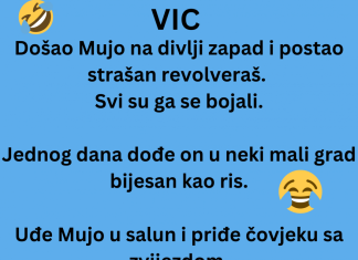 VIC DANA. Došao Mujo na divlji zapad