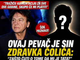 “Tražiću alimentaciju za sve ove godine, skupo će mi platiti” Ovaj pevač JE sin Zdravka Čolića: “Zašto ćuti o tome da mi je tata?”Kad vidite ko je u pitanju zanijenit ćete krio sve ove dodine!!!!