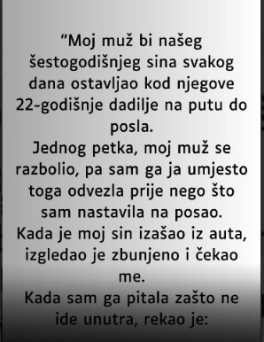 “Moj muž bi našeg šestogodišnjeg sina svakog dana ostavljao kod njegove 22-godišnje dadilje…”