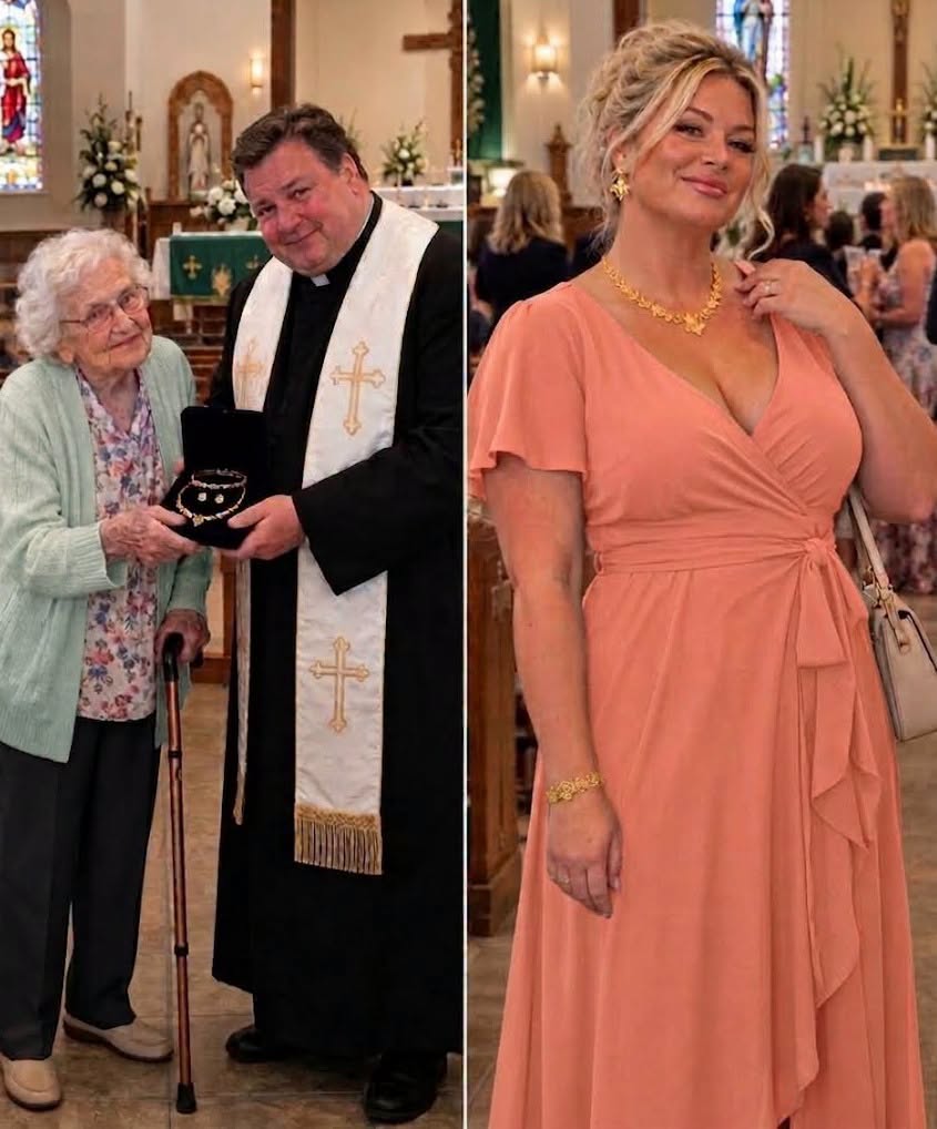 Pre smrti, baka je poklonila našoj parohiji svoj zlatni nakit kako bi pomogla porodicama kojima je pomoć bila potrebna — nedelju dana nakon sahrane ugledala sam ga oko vrata pastorove supruge - featured image Pre smrti, baka je poklonila našoj parohiji svoj zlatni nakit kako bi pomogla porodicama kojima je pomoć bila potrebna — nedelju dana nakon sahrane ugledala sam ga oko vrata pastorove supruge - featured image
