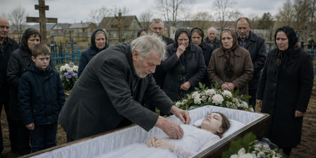 75-godišnji starac na sahrani unuke nagnuo se nad kovčeg da joj popravi haljinu. A čim ju je dotakao, ZANIJEMIO JE… - featured image